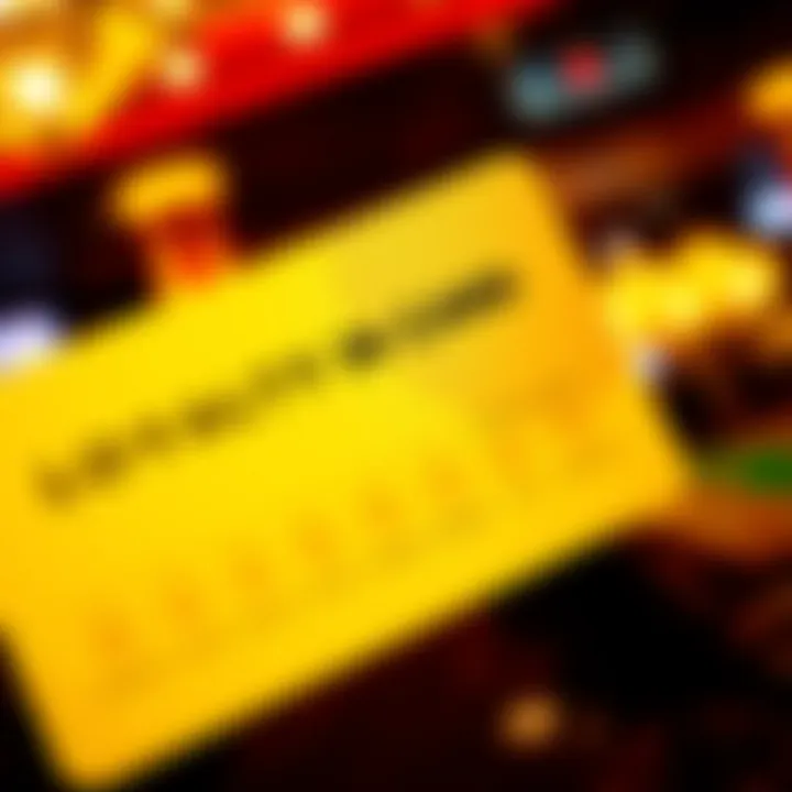 Loyalty Card Features and Rewards Close-up of a loyalty card with rewards points displayed in an inviting setting