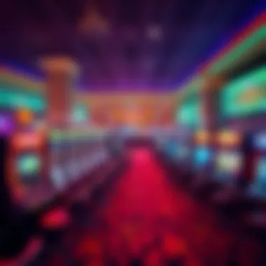 Gaming Floor Experience at Resorts World Atlantic City Luxurious gaming floor filled with vibrant slot machines and tables
