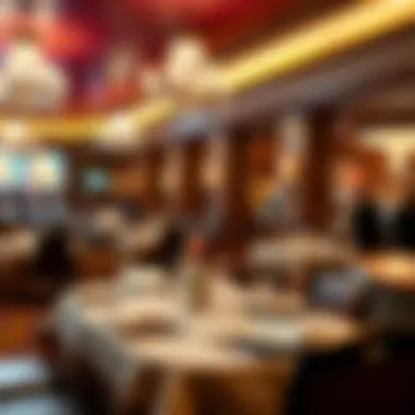 Elegant dining atmosphere of Sands Casino Buffet