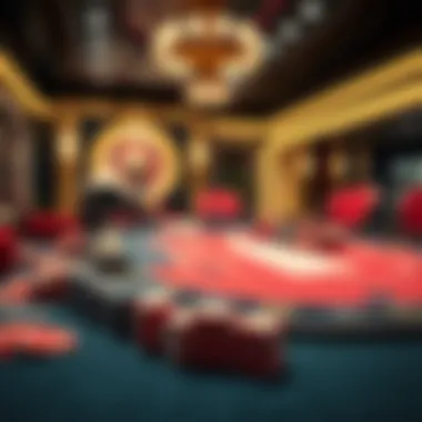 A strategic gaming table with a focus on informed decision-making