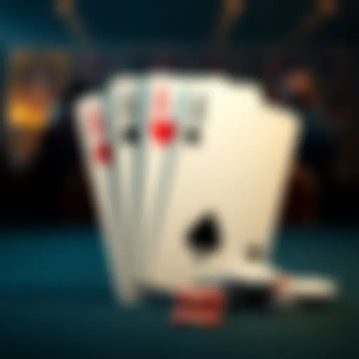 Understanding the Suits in Poker The four suits of a poker deck displayed