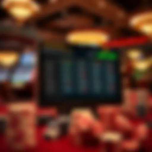 A modern digital sportsbook interface showcasing various betting options.
