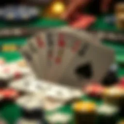 Illustration of a deck of cards with counting strategies