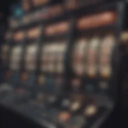 An intricate display of slot machine payouts