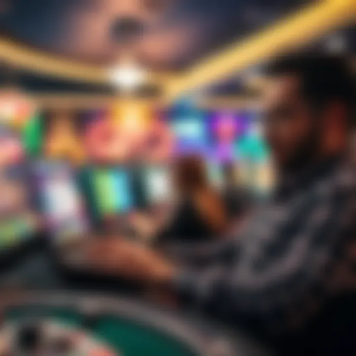 Engaging User Experience on Oregon Lottery Online A user enjoying a seamless experience while navigating the Oregon Lottery Online.