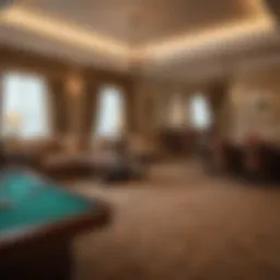 Luxurious hotel suite at VictoryLand Casino.