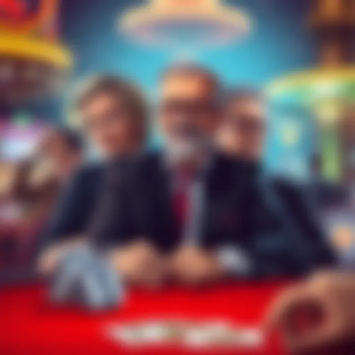 An illustration representing key figures in Winstar Casino's ownership and management