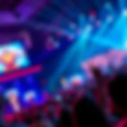 Live performance at Winstar Casino with vibrant lights and crowd