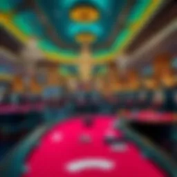 Luxurious interior of Wynn Casino showcasing gaming tables